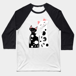 Mother Cat and Her Son Copyright by TeAnne Baseball T-Shirt